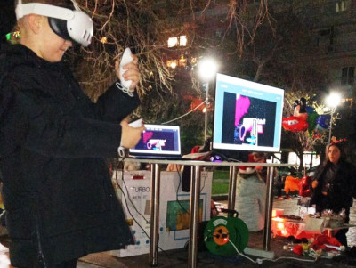 Διοργάνωση δράσης στο Πάρκο Χριστουγέννων ώστε να προωθηθεί το Innovation Project των RoboMechanics